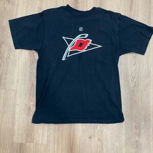 Reebok Black and Red Graphic Tee